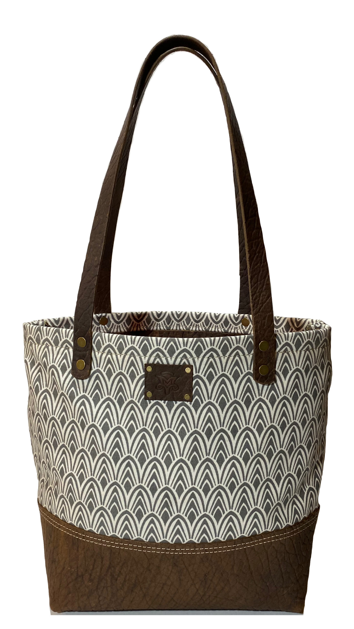 The Weekender Tote in Feather Print