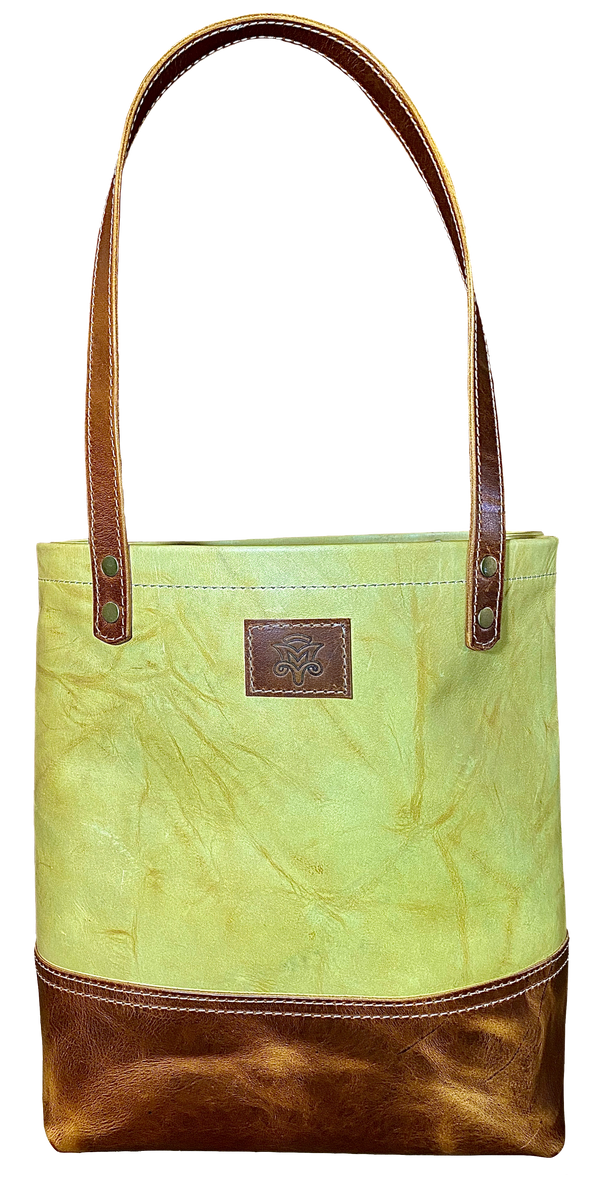 Limited Casual Tote In Yellow and English Tan